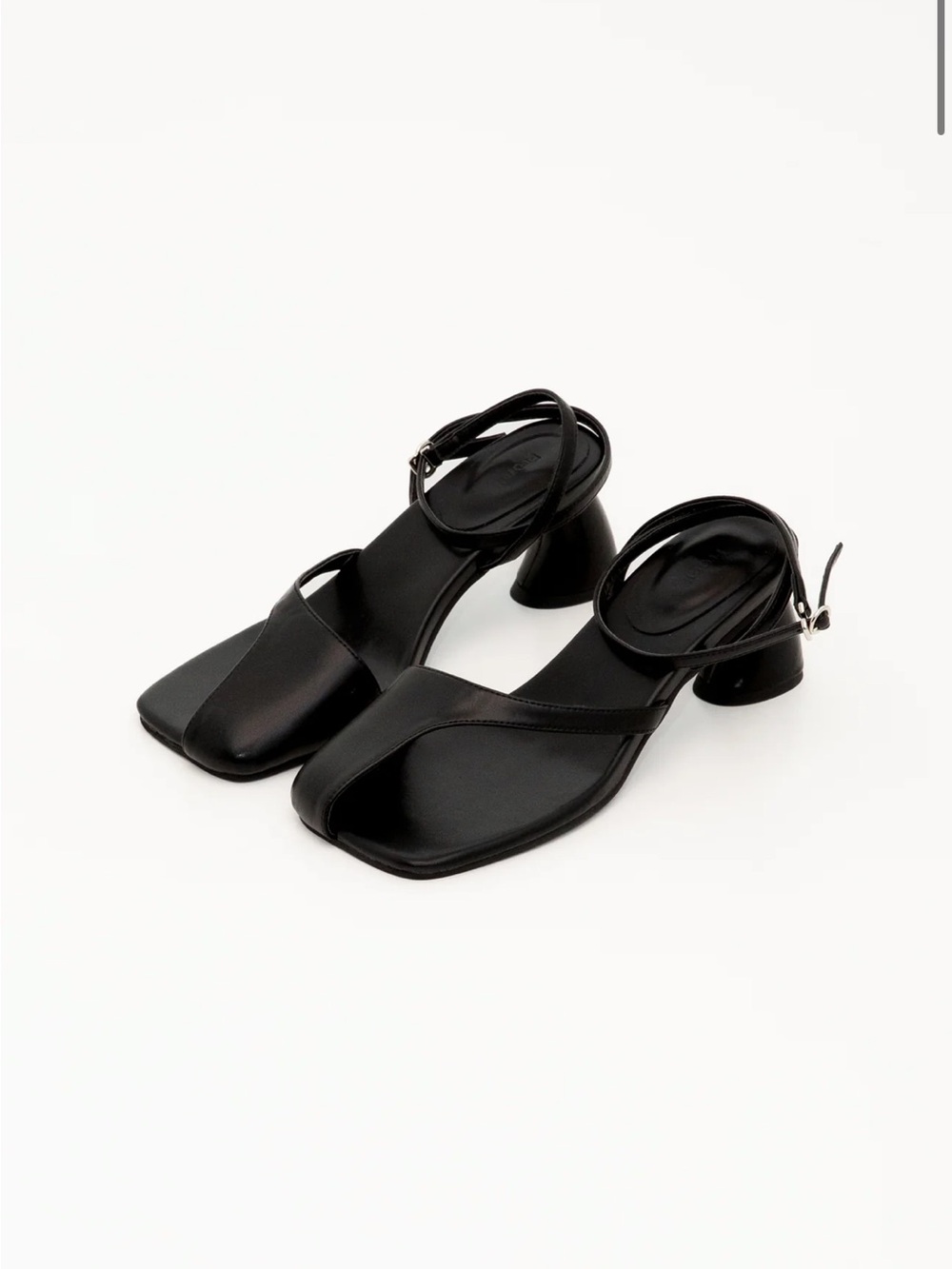 Shop Peche Black Toe Cover Heels